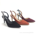 Trendy Suede high heel sandals ladies